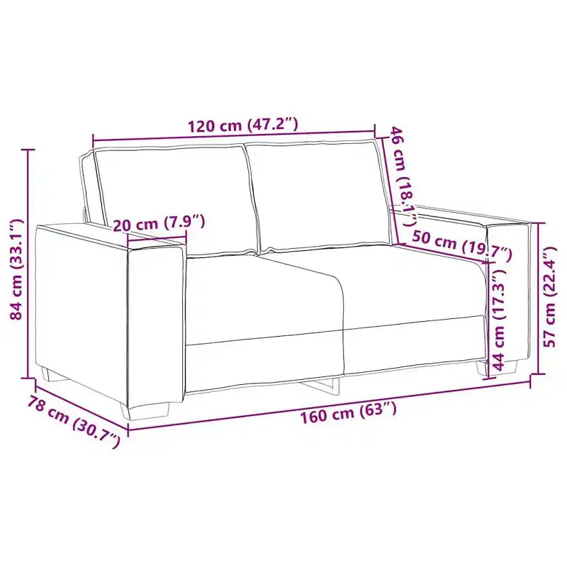 vidaXL 2 Piece Sofa Set with Cushions Black Velvet