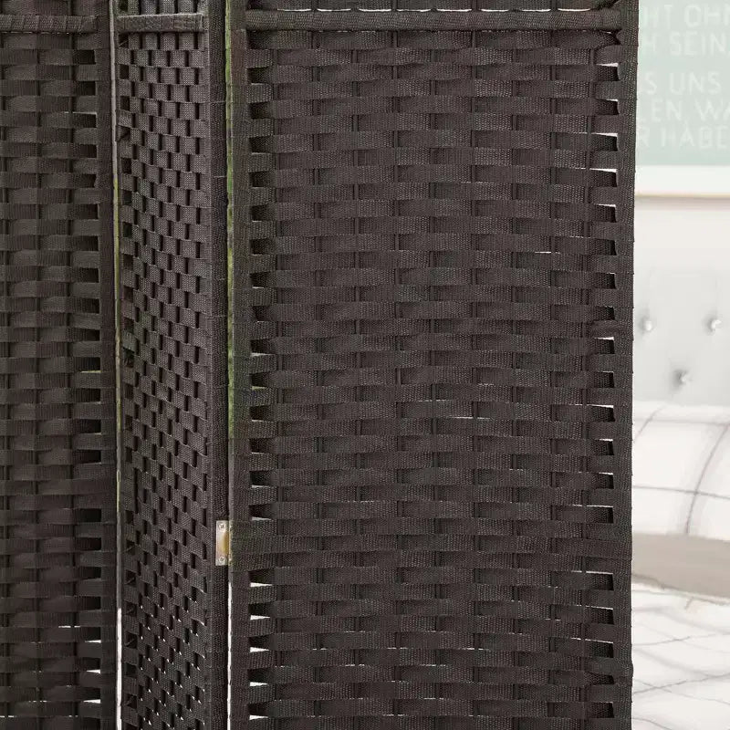 Folding Room Divider Screen 6 Panel 5.6 ' Tall Privacy Screen Freestanding Room Partition for Home Office