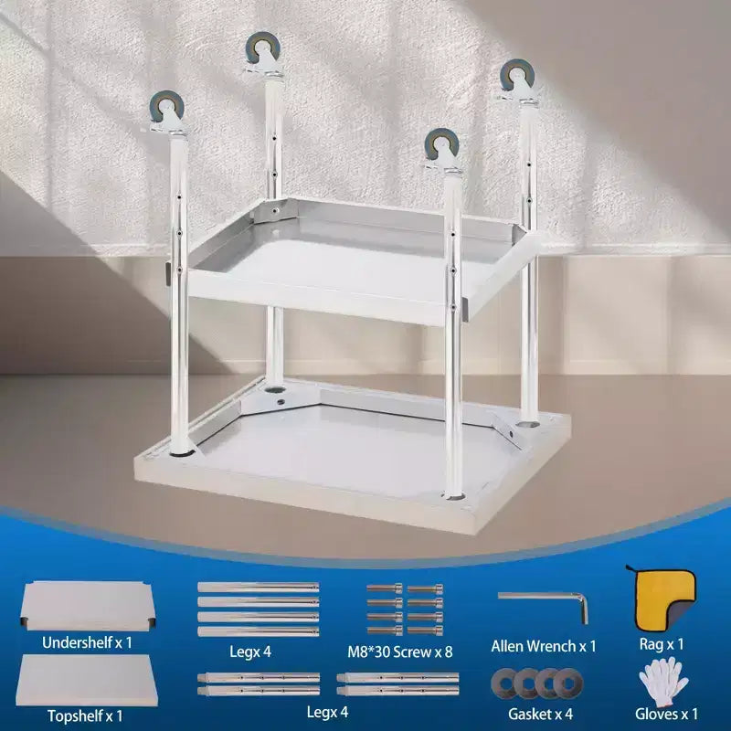 Stainless Steel Table for Prep & Work, Commercial Heavy Duty Prep Table with Adjustable Undershelf for Restaurants