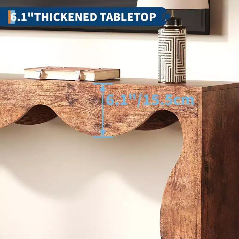 63 Inches Farmhouse Entryway Table,Console Table with Storage,Sofa Table Behind Couch,Narrow Entry Table for Living Room,Hallway, Entrance,Foyer