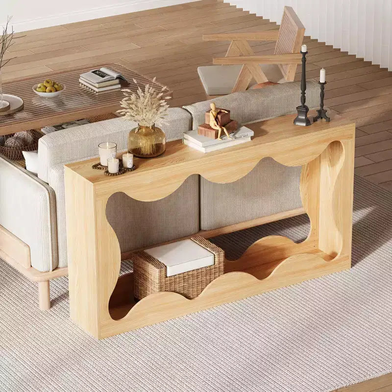 63 Inches Farmhouse Entryway Table,Console Table with Storage,Sofa Table Behind Couch,Narrow Entry Table for Living Room,Hallway, Entrance,Foyer