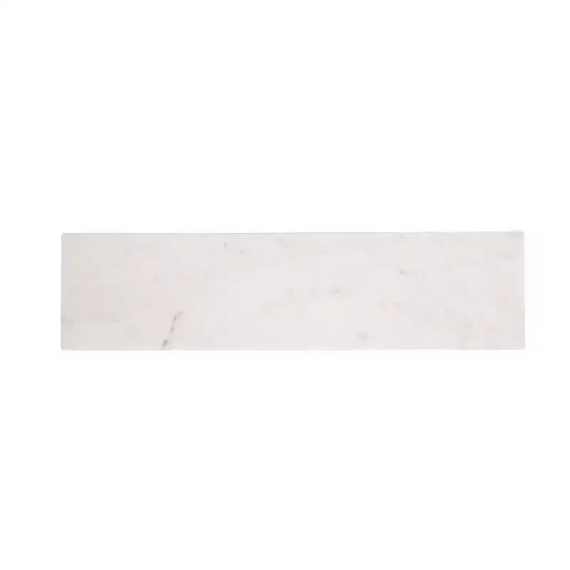 Kate and Laurel Hatley Marble Wall Shelf, White and Gold, 20