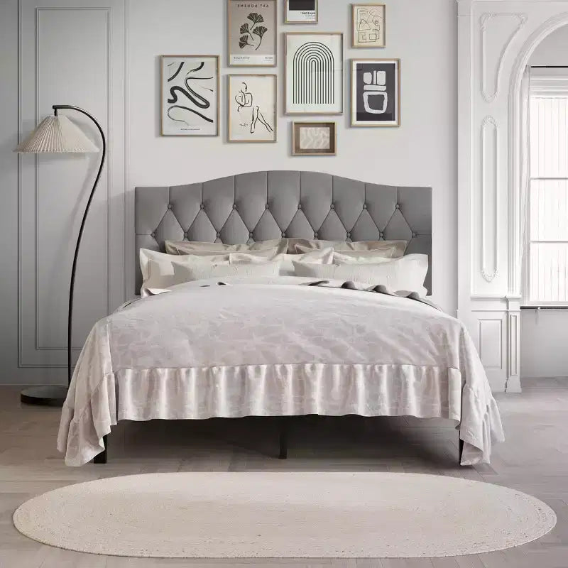 ChaletPosh Linen Platform Bed