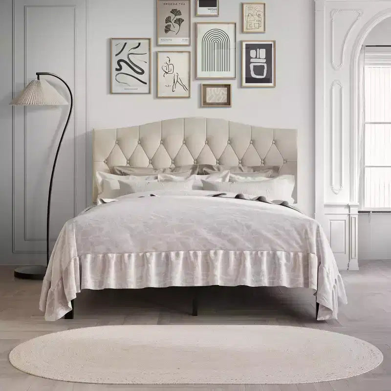 ChaletPosh Linen Platform Bed